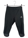 Vorschaubild 1 von 3-Stripes Capri Leggings Sport Fitness Hose Damen Schwarz Gr. 38