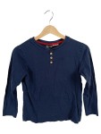 Vorschaubild 1 von Langarmshirt Henley Gr. 146 Dunkelblau Junge