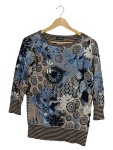 Vorschaubild 1 von Taifun Pullover Damen Gr. 40 L Mehrfarbig Blumenmuster 3, 4-Arm