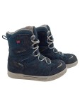 Vorschaubild 1 von Schneestiefel Kinder Gr. 33 Blau Leder Schnürung Outdoor Uni Synthetik