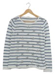 Vorschaubild 1 von Damen Pullover Gr. 36 S Mehrfarbig Gestreift Sterne