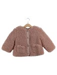 Vorschaubild 1 von Teddy Fleece Übergangsmantel Rosa Gr. 92