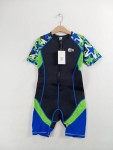 Vorschaubild 4 von Sealife Neoprenanzug kurz Kinder Gr. 140 Schwarz Blau Grün Sternenmuster