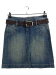 Vorschaubild 1 von Jeansrock Gr. 36 Blau mit Gürtel