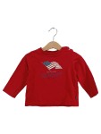 Vorschaubild 1 von Langarmshirt Rot Flaggen-Print Gr. 68