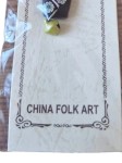 Vorschaubild 3 von China Folk Art Schlüsselanhänger Keramik Blumen Handarbeit