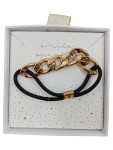 Vorschaubild 1 von Haargummi Haarschmuck Gliederketten-Detail Gold Elegant Damen