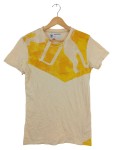 Vorschaubild 1 von Rudolf Dassler Herren T-Shirt Beige Gelb Logo-Print Gr. 46 S