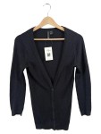 Vorschaubild 1 von Strickjacke Gr. 34 schwarz Knopfleiste V-Ausschnitt