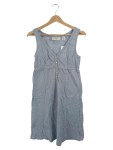 Vorschaubild 1 von Blusenkleid Gr. 38 blau ärmellos Knopfleiste Sommerkleid
