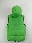 Vorschaubild 2 von Steppweste Kinder Gr. 158 Grün Polyester Uni Outdoor Ärmellos