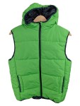 Vorschaubild 1 von Steppweste Kinder Gr. 158 Grün Polyester Uni Outdoor Ärmellos