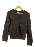 Vorschaubild 1 von Strickjacke Grobstrick Taschen Gr. 134 Dunkelgrau