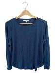 Vorschaubild 1 von Langarmshirt Gr. 38 blau meliert Rundhals