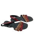 Vorschaubild 1 von Sandalen Schlangenmuster Riemchen Gr. 40 Mehrfarbig