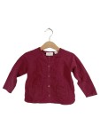 Vorschaubild 1 von Baby Strickjacke Gr. 92 Bordeaux Knöpfe Taschen