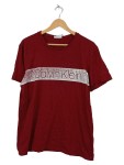 Vorschaubild 1 von T-Shirt Herren Gr. 50 Rot Logo Print Kurzarm