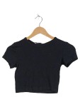 Vorschaubild 1 von T-Shirt Gr. 36 Schwarz Basic Damen Kurzarm