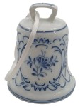 Vorschaubild 1 von Porzellan Dekoglocke Zwiebelmuster blau weiß 7cm Anhänger