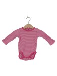 Vorschaubild 1 von Baby Body Langarm Ringel Pink Weiß Gr. 68