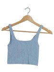 Vorschaubild 1 von Rippstrick Top Blau Gr. 34 XS Basic