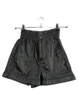Vorschaubild 1 von Damen Leder Shorts Gr. 34 Schwarz Modisch