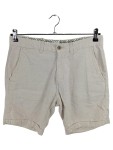 Vorschaubild 1 von Herren Chino Shorts Beige Größe 38 Leinen Baumwolle Casual