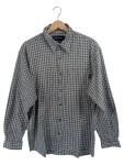 Vorschaubild 1 von Sportswear Freizeithemd Herren Gr. 50, L Kariert Grau Langarm