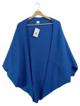 Vorschaubild 1 von Strickjacke Blau Waffelstrick Uni