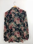Vorschaubild 2 von Hemdbluse Gr. 48 Blumenmuster Mehrfarbig Damen