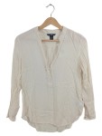 Vorschaubild 1 von Viskose Bluse Gr. 32 Beige Casual Langarm