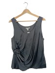 Vorschaubild 1 von Elegantes Damen Top Gr. 42 Grau Raffung