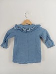 Vorschaubild 2 von Jeanskleid Rüschen Blau Gr. 92