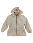 Vorschaubild 1 von Leichte Jacke Gr. 92 Beige Blumenmuster Kapuze