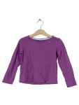 Vorschaubild 1 von Langarmshirt Kinder Mädchen Gr. 102/104 Lila Basic Baumwolle