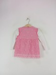 Vorschaubild 2 von Festliches Kleid Gr. 86 Pink Blumenmuster Spitze