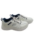 Vorschaubild 1 von Sneaker Low Weiß Blau Gr. 44 Memory Foam