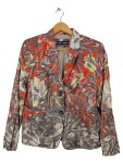 Vorschaubild 1 von Blazer Blumenmuster Rot Grau Gr. 40
