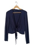 Vorschaubild 1 von Strickjacke Cardigan Gr. 40 Blau Viskose