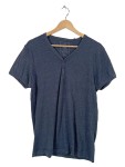 Vorschaubild 1 von Herren T-Shirt Henley Gr. 50 Dunkelgrau