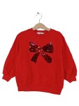 Vorschaubild 1 von Sweatshirt Gr. 104 Rot Pailletten Schleife