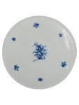 Vorschaubild 1 von Servierplatte Porzellan Blumenmuster Weiß 33cm