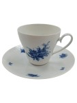 Vorschaubild 1 von Tasse Unterteller Porzellan Blau Weiß
