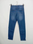 Vorschaubild 2 von Bootcut Jeans Kinder Gr. 164 Blau Baumwolle Elasthan Uni Casual Alltag