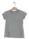 Vorschaubild 1 von Kinder Sport Shirt Funktionsshirt Grau Meliert Gr. 104