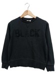 Vorschaubild 1 von Sweatshirt Gr. 152 BLACK Schriftzug Baumwolle