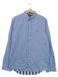 Vorschaubild 1 von Herren Freizeithemd Hemd Gr. 48 M Blau Gestreift Langarm Casual