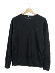Vorschaubild 1 von Herren Pullover Gr. 50 L Schwarz Baumwolle Rundhals Stickerei