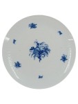 Vorschaubild 1 von Essteller Porzellan Blumenmuster Relief Blau