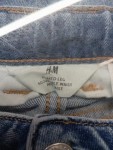 Vorschaubild 3 von Bootcut Jeans Kinder Gr. 164 Blau Baumwolle Elasthan Uni Casual Alltag Knopf